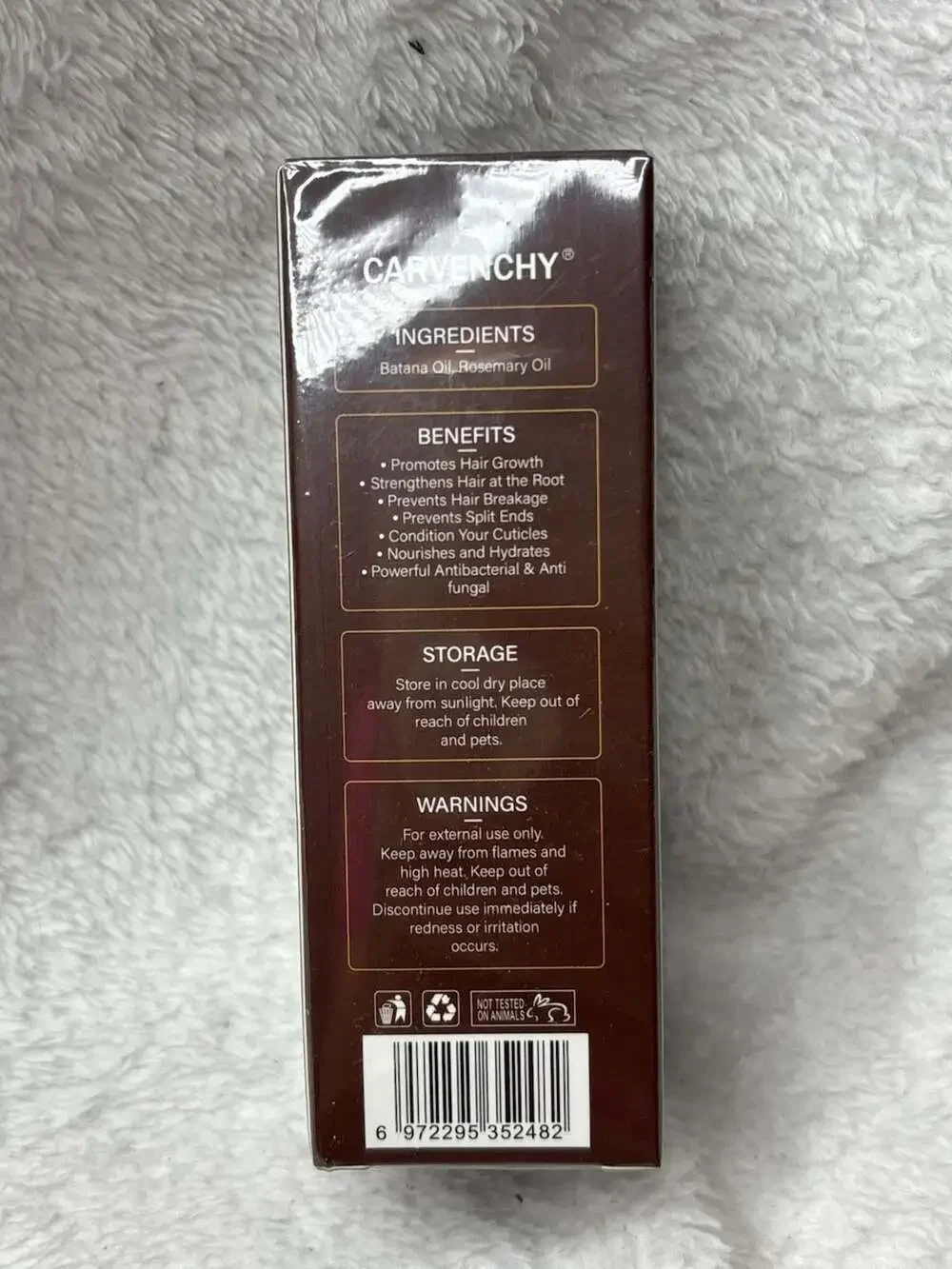 Carvenchy 100% Pure Batana Oil + Rosemary Oil (30ml)